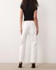 Good American Good American vintage mid waist straight leg jeans in white - 3