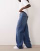 Good American Good American vintage wide leg high rise jeans in mid blue wash - 2