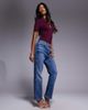 Good American Good American weightless collared bodysuit in fig - 4