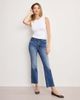 Good American Good American weightless corset tank top in white - 2