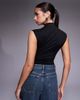 Good American Good American weightless sculpting sleeveless high neck bodysuit in black - 2