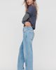 Good American Low-Rise Loose Wide-Leg Jeans - 3
