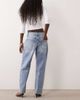 Good American Petite Good American Petite good 90's high waist straight leg jeans in light blue wash - 3