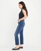 Good American Petite Good American Petite soft tech good straight leg jeans in mid blue wash - 3