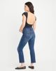 Good American Petite Good American Petite soft tech good straight leg jeans in mid blue wash - 4