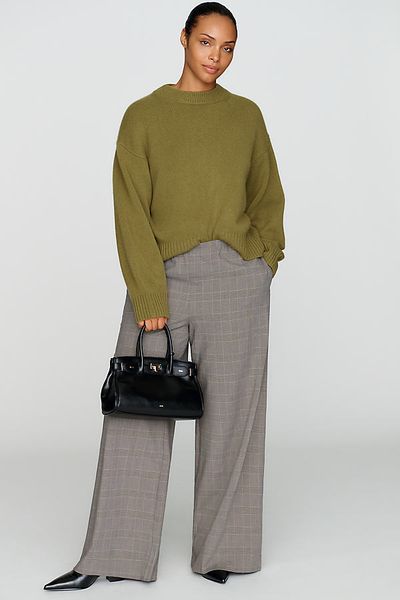 Good American Plus The Pull On Trousers Pants