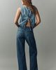 Good American Vintage Low-Rise Loose Wide-Leg Jeans - 4