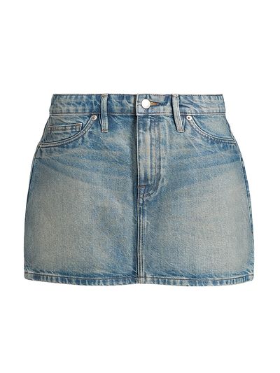 Good American Women's Coated Good 90's Miniskirt