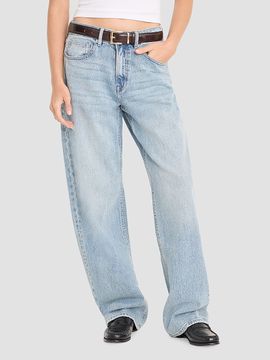 Good American Women's Good 90's Mid-Rise Relaxed Jeans