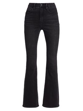 Good American Women's Good Classic High-Rise Stretch Boot-Cut Jeans