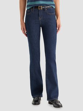 Good American Women's Good Low Rise Boot-Cut Jeans