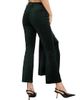 Good American Women's Good Stretch-Velvet High-Rise Kick-Flare Pants - 4