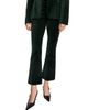 Good American Women's Good Stretch-Velvet High-Rise Kick-Flare Pants - 7
