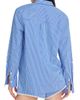 Good American Women's Striped Poplin Cotton-Blend Shirt - 4