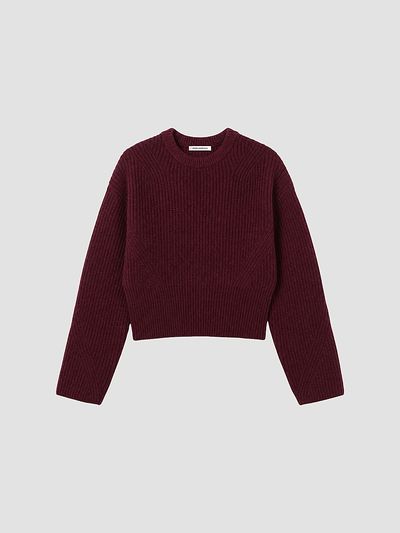 Good American Women's The Chunky Knit Sweater