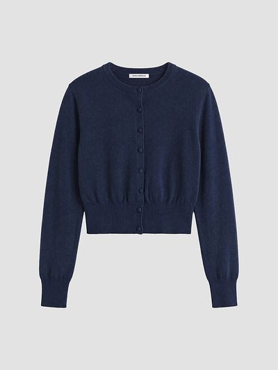 Good American Women's The Fine Knit Cardigan