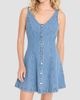 Good American Women's The Flouncy Denim Dress - 5