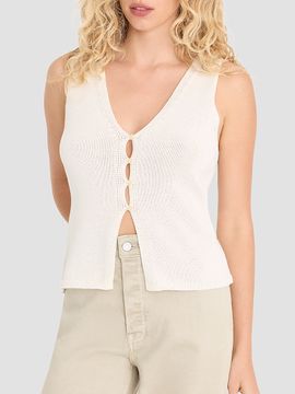 Good American Women's The Knit Vest