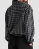 Good American Women's The Lightweight Plaid Bomber Jacket - 3