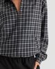 Good American Women's The Lightweight Plaid Bomber Jacket - 5