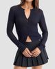 Good American Women's The Open Knit Cardigan - 6