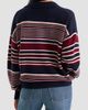 Good American Women's The Oversized Striped Rugby Sweater - 3