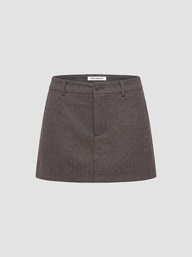 Good American Women's The Trouser Mini Skirt