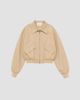 Good American Women's The Twill Cropped Bomber Jacket - 6