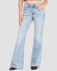Good American Women's Vintage Low-Rise Relaxed Flare Jeans - 7