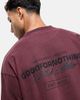 Good For Nothing Good For Nothing Atelier graphic t-shirt in burgundy-Red - 3