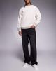 Good For Nothing Good For Nothing baggy fit denim jeans in black with raw hem - 1