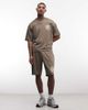 Good For Nothing Good For Nothing baggy jersey shorts in brown - part of a set - 1