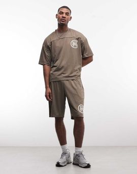 Good For Nothing Good For Nothing baggy jersey shorts in brown - part of a set