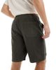 Good For Nothing Good For Nothing cargo utility shorts in khaki green - 2