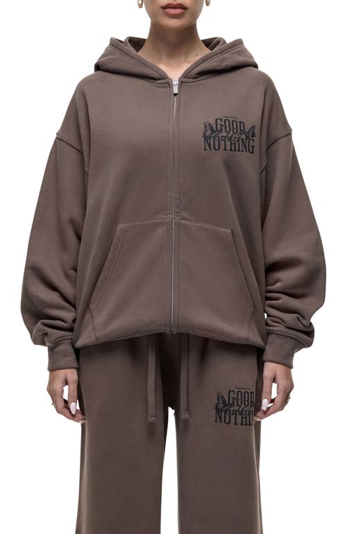 Good For Nothing Good For Nothing Dakota Taupe Zip Hoodie