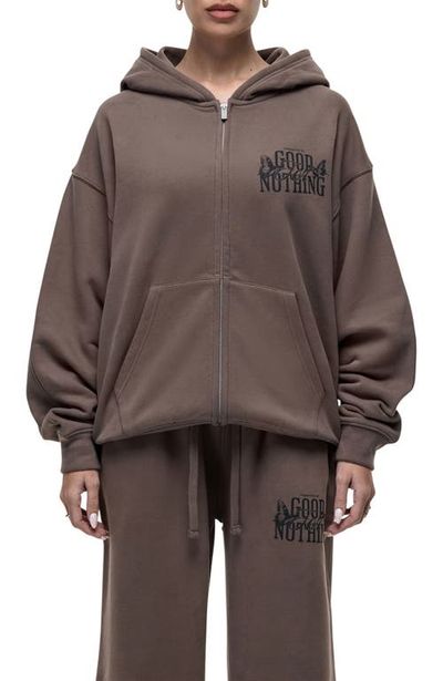 Good For Nothing Good For Nothing Dakota Taupe Zip Hoodie