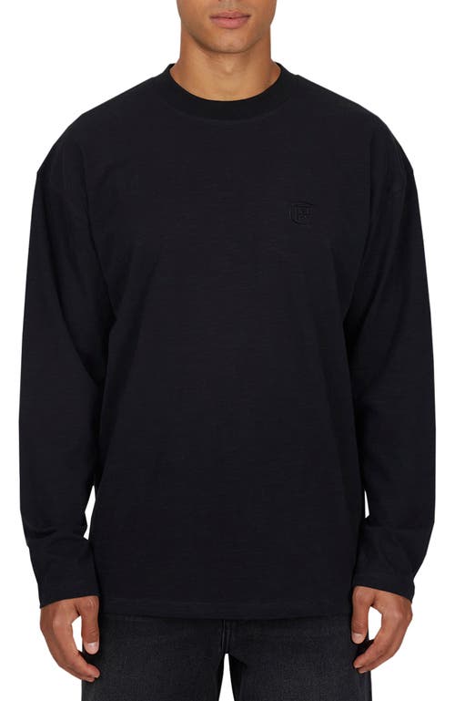 Good For Nothing Good For Nothing Emblem Tonal Relaxed Slub Long sleeve T-shirt