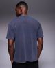 Good For Nothing Good For Nothing essential T-shirt in washed navy - 3