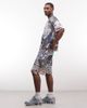 Good For Nothing Good For Nothing jersey shorts with all over city print - part of a set-Multi - 3