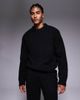 Good For Nothing Good For Nothing knit boucle sweater in black - part of a set - 1