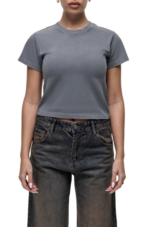 Good For Nothing Good For Nothing Scribble Grey Baby Tee 