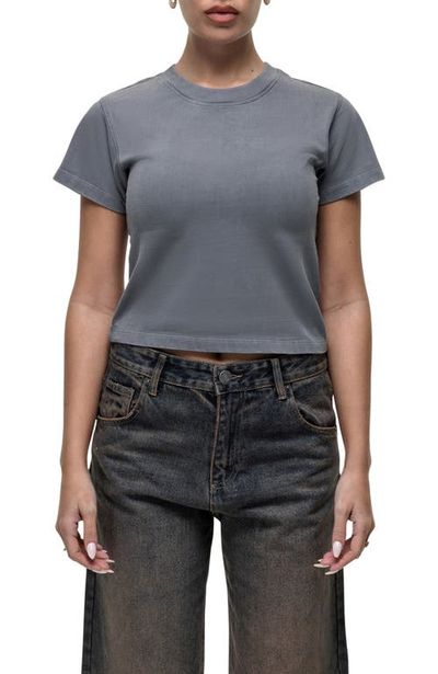 Good For Nothing Good For Nothing Scribble Grey Baby Tee 