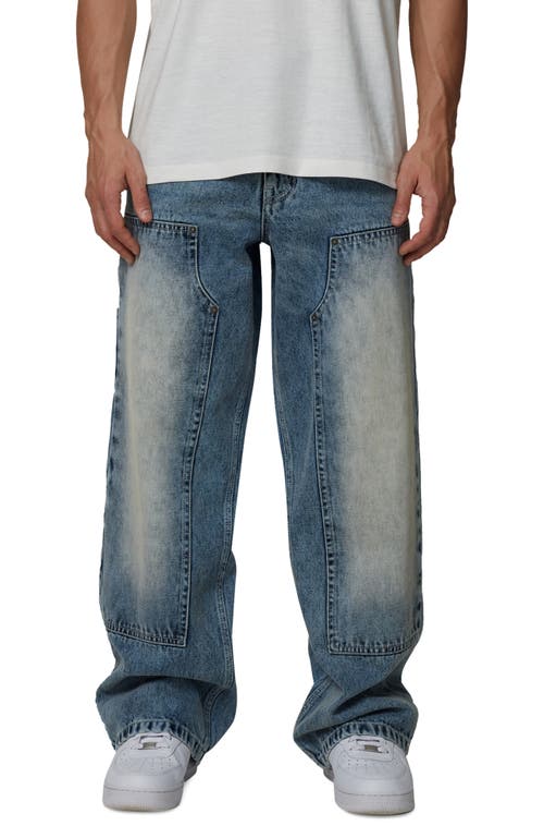 Good For Nothing Good For Nothing Straight Leg Double Knee Wash Jeans