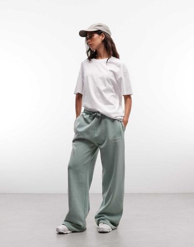 Good For Nothing Good For Nothing straight leg sweatpants in green-Gray