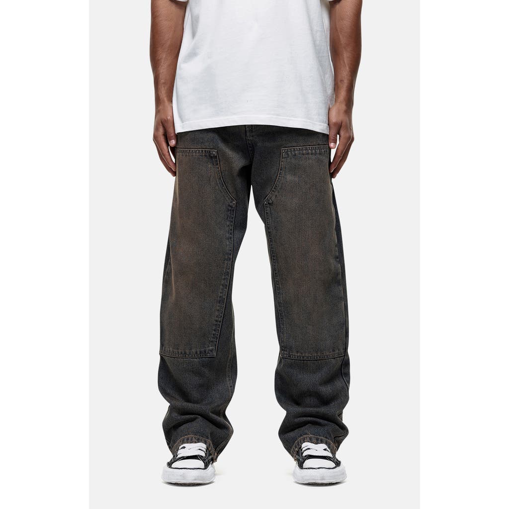 Good For Nothing Good For Nothing Traipes Blue Washed Baggy Denim Jeans 