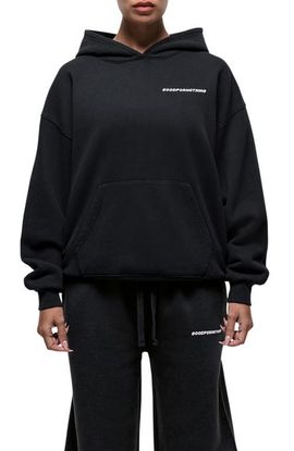 Good For Nothing Good For Nothing Vintage Black Relaxed Hoodie 