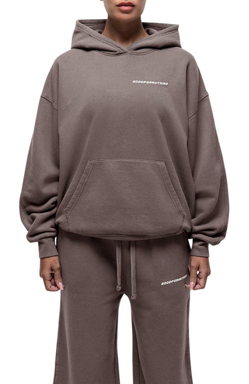 Good For Nothing Good For Nothing Vintage Taupe Relaxed Hoodie