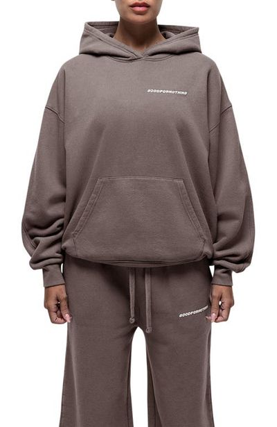 Good For Nothing Good For Nothing Vintage Taupe Relaxed Hoodie