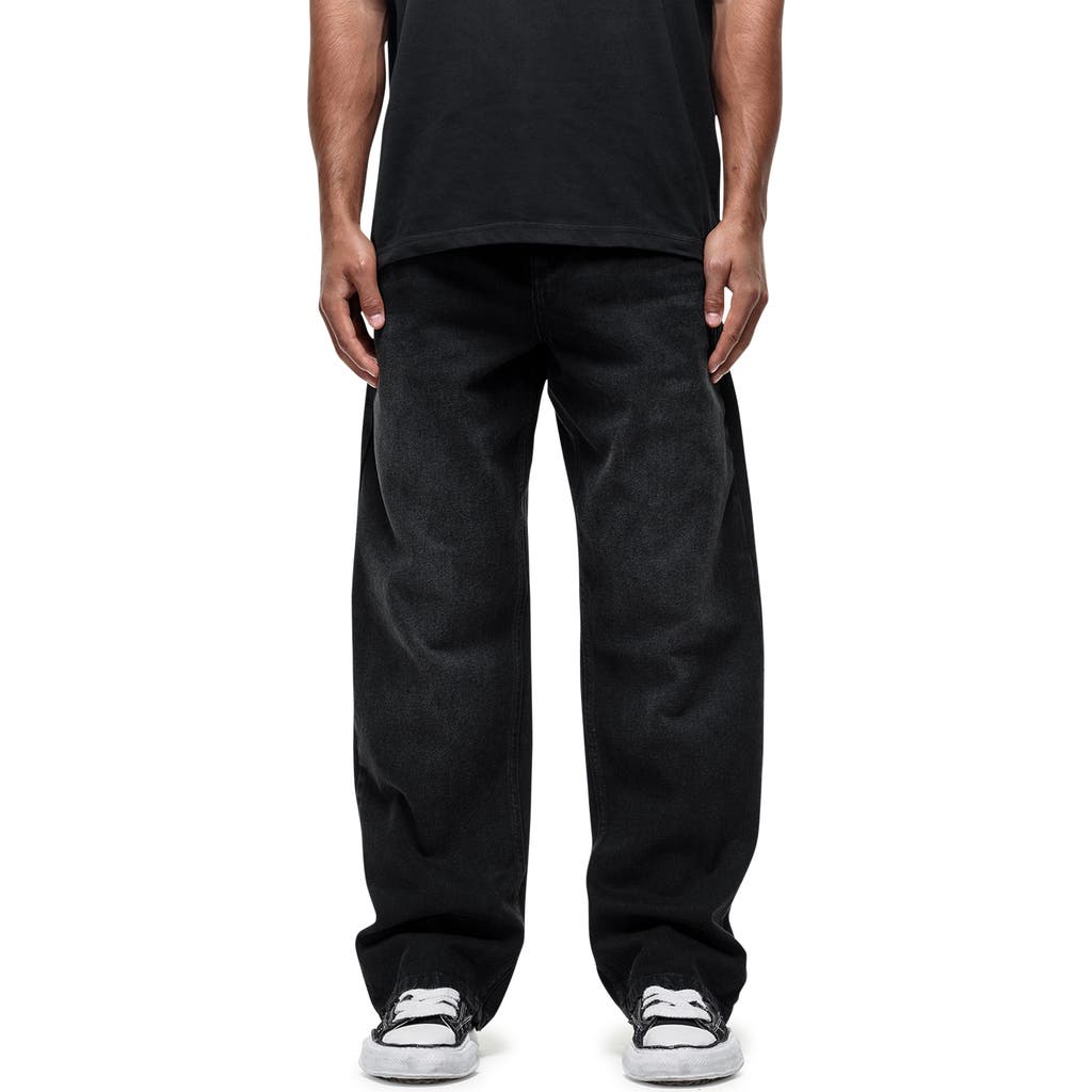 Good For Nothing Good For Nothing Vintage Wash Black Baggy Denim Jeans 