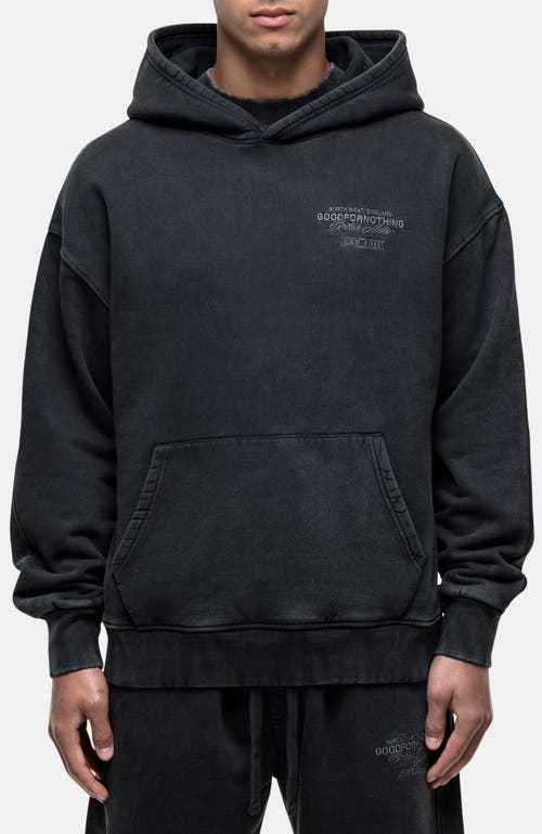 Good For Nothing Good For Nothing Vintage Washed Black Atelier Hoodie 